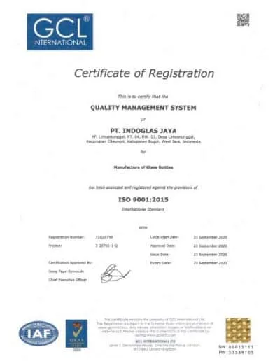 ISO 9001:2015 Quality Management System